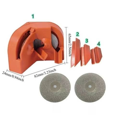 6pcs 1 drill main drill holders 2 grinding wheels multifunctional drill bit sharpener for grinder suitable for hss masonry carbide cobalt metal drill of durable plastic construction ideal for construction sites