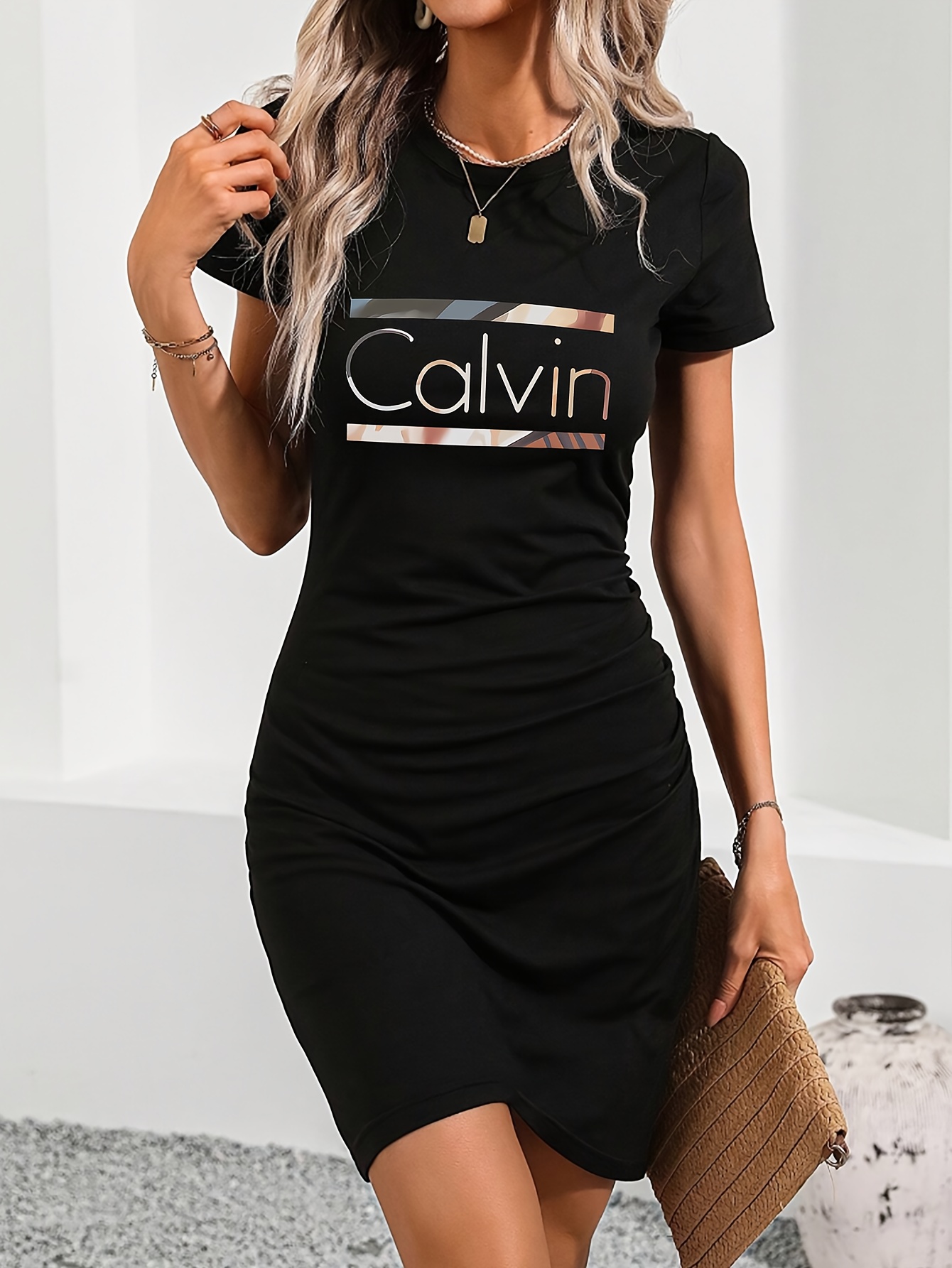green emerald velvet dress Threshold Tie Waist T-Shirt Dress Petite Fit