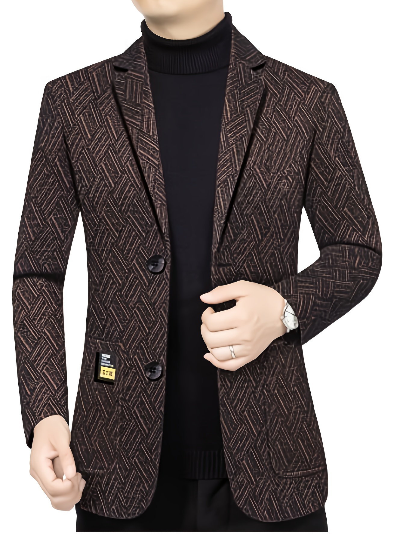 Autumn Winter High-End Men'S Suit Top Handsome Versatile Blazer Casual Business Casual Spring Autumn Top Jacket Men