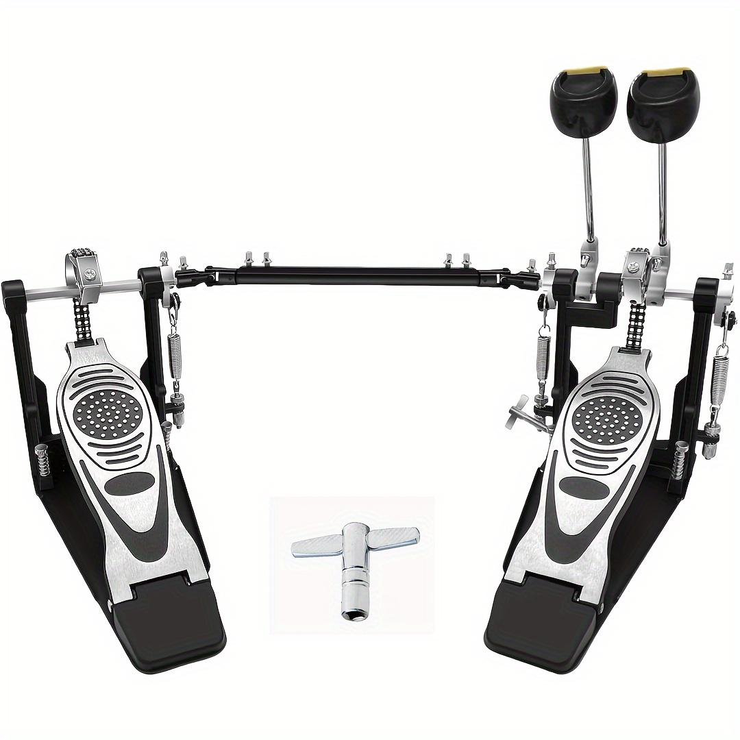 

Nuosheng Premium Double Bass Drum Pedal - Adjustable, Smooth & With Metal Frame For - Ideal For Acoustic & Electronic Drums