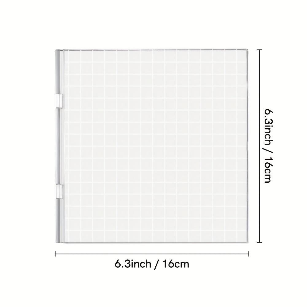 Image of 1pc 16x16cm/6.3x6.3inch Precise Stamp Platform For Accurate Craft Stamping; Easy Stamping Stamp Positioning Tool Seal Backplate Modification Artworks Crafts Supplies