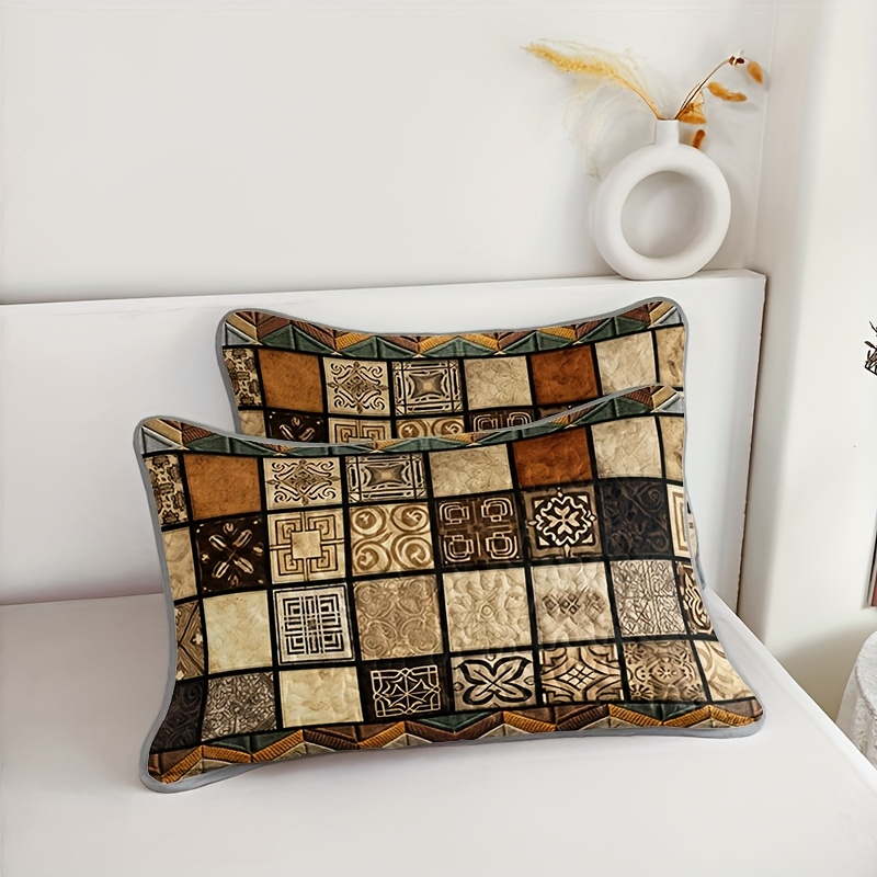 Réaliser une housse de coussin déco en patchwork