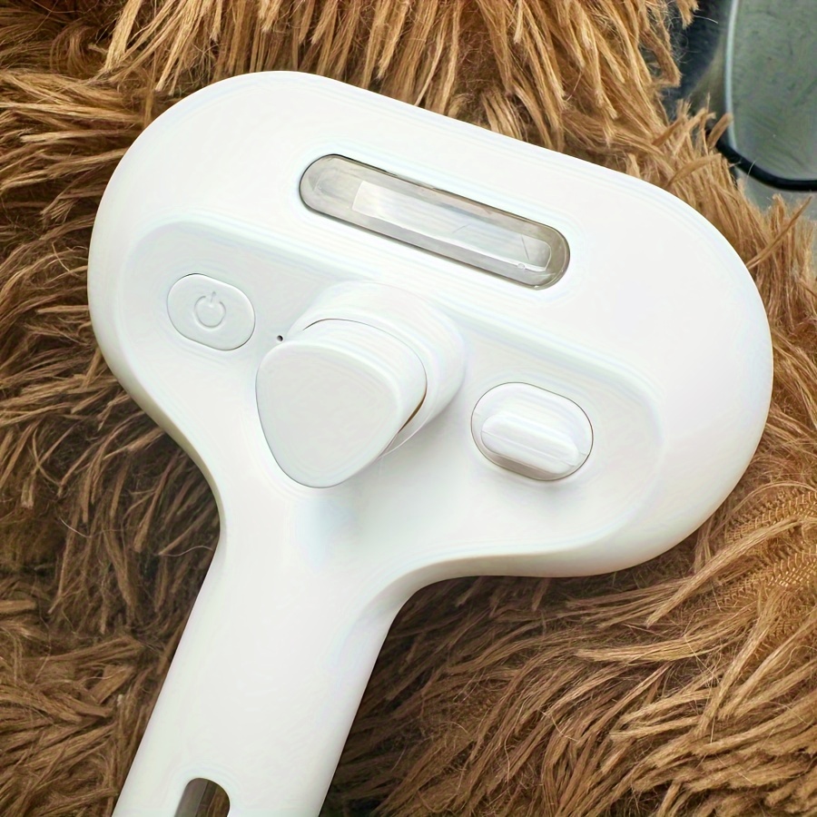 TEMU Pet Grooming Brush Spray Function - Self-cleaning, Anti-static, Water Addition For , Reduces Flying Hairs, Grooming Brush| Grooming|selfcleaning