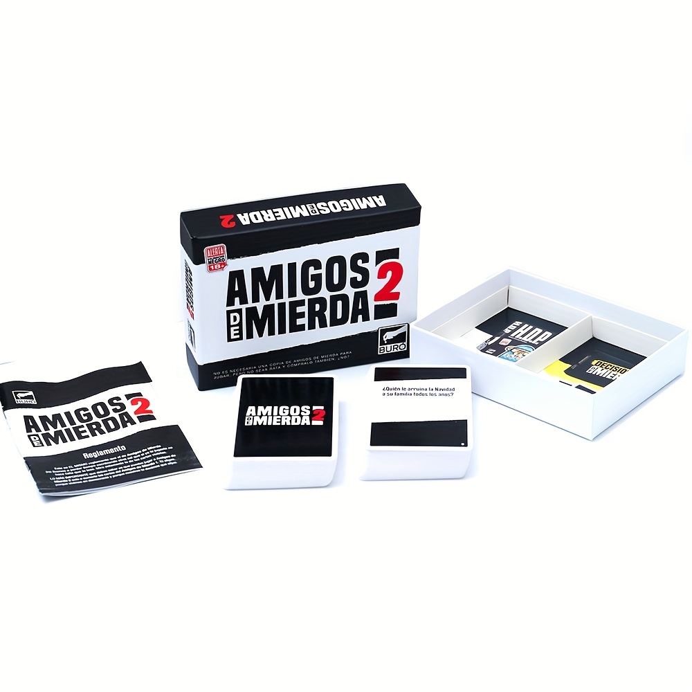 de friends 2: de humor - 100 nuevas cartas de crueles para y jugadores maduros, edición en español (compatible con el juego original) - ideal para noches de juegos y fiestas 6