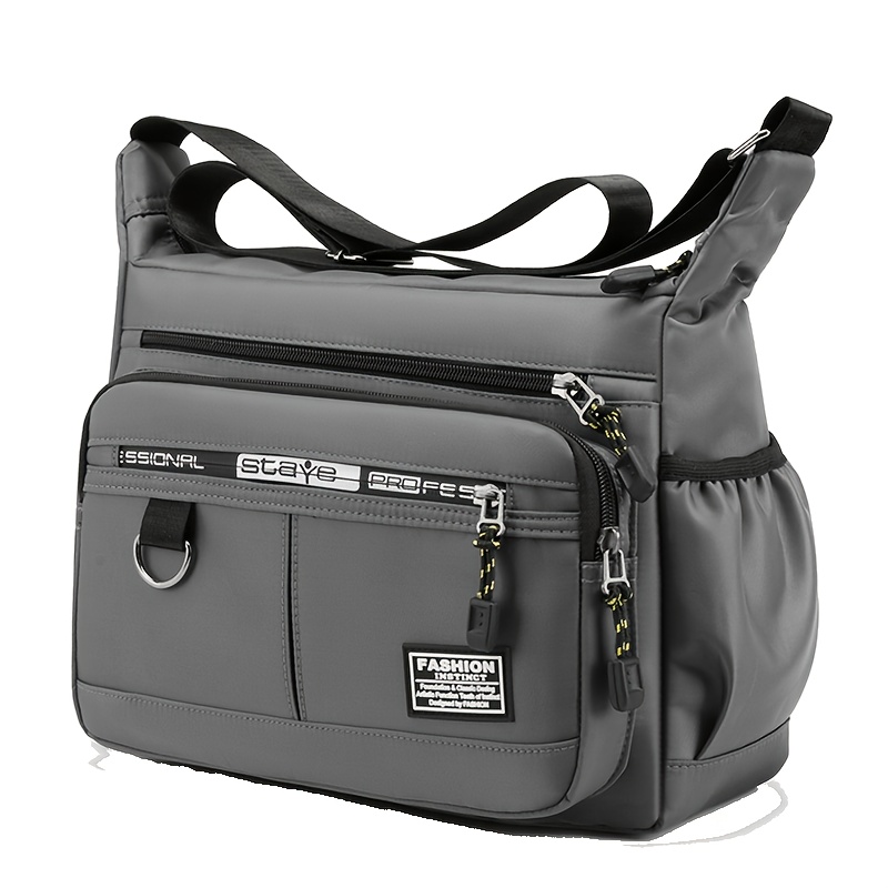 Large Capacity Men's And Women' Shoulder Bag High Quality Wear- Backpack Multi- Bag Business Casual Men's And Women's Messenger Bag [zipper Random, Random Letters]