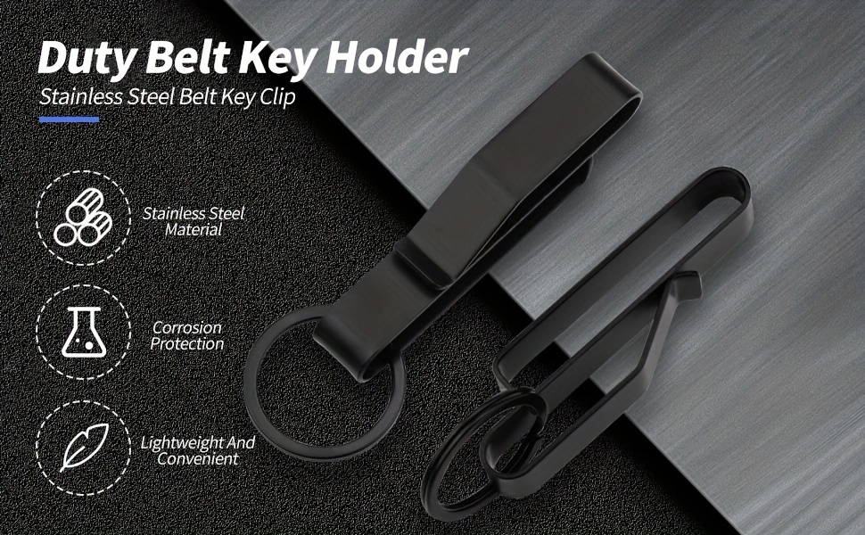 2pcs heavy duty belt key holder key rings Temu