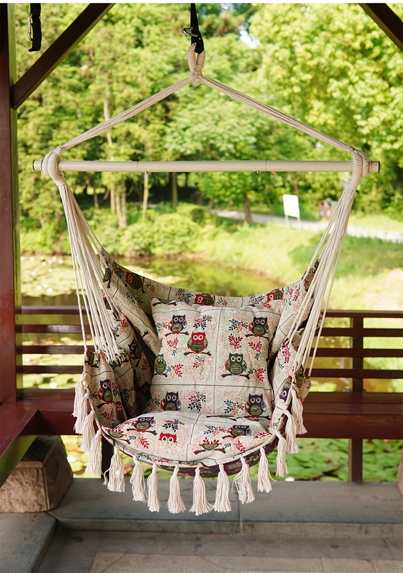 Poltrona Sospesa Tillvex - Amaca Da Interno Ed Esterno Con Cuscino, Portata 200 Kg - Foto 4