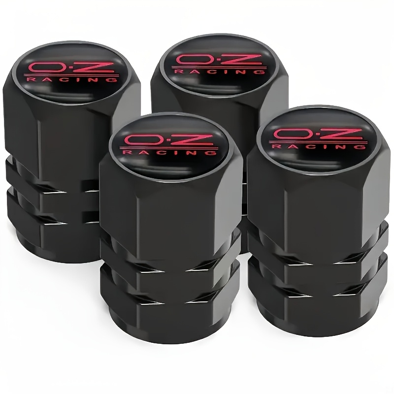 TEMU 4 Or 8 Red Aluminum Valve Stem Caps - High Quality, Aerodynamic Design, Suitable For Car, Bicycle, Truck, And Motorcycle Wheels, Prevents Dust