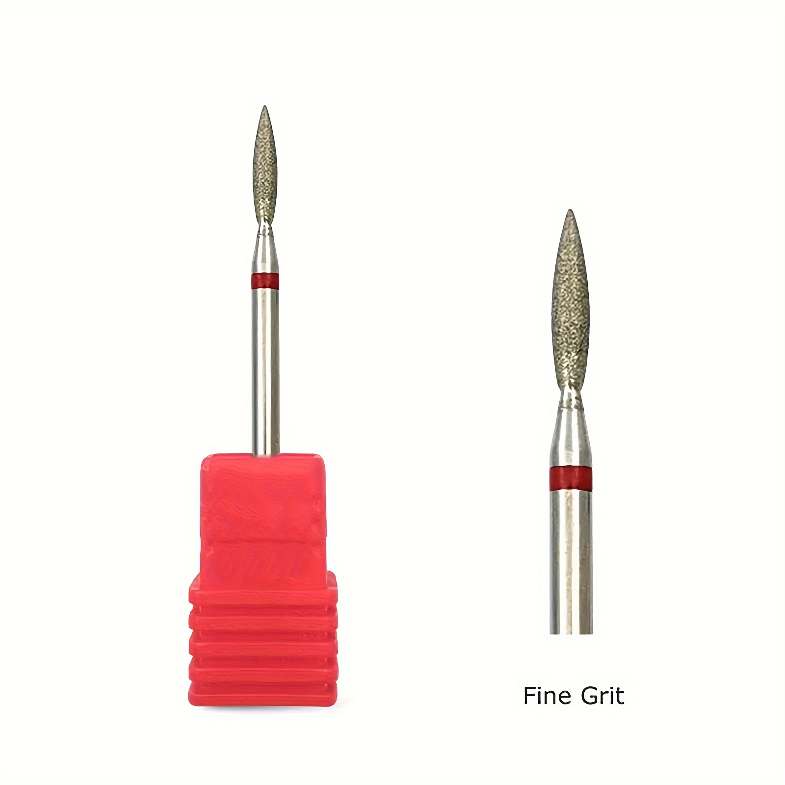 Image of 1pc Conical Diamond Manicure Grinding Head For Cleaning Cuticles And Burrs Electric Manicure Drill Nail Accessories