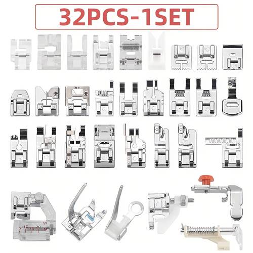 32 48pcs sewing machine presser household knitting sewing machine accessories sewing machine weaving presser accessories choose the