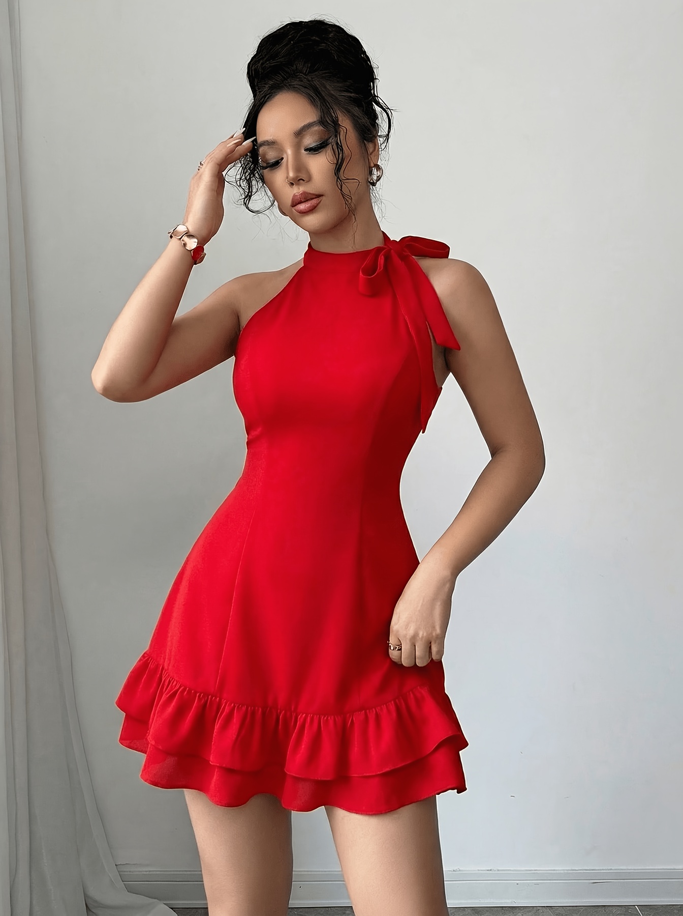 orange graduation dress Shiny Orange High School Graduation Gown 54 (5'9