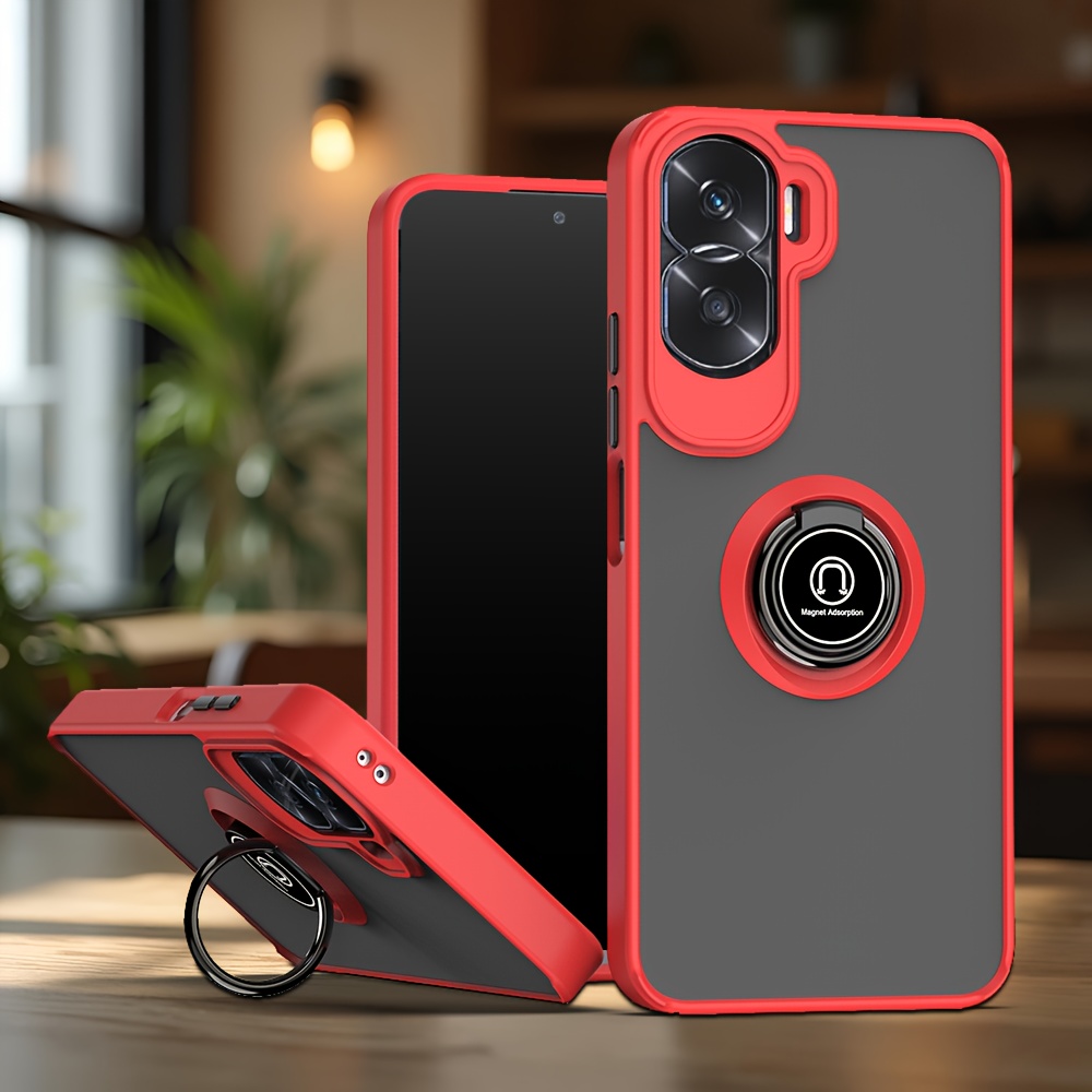TEMU Phone Case: Phone Protective Case With Ring Stand, Suitable 90 Lite, 90/70. Matte Texture Hard Shell With , Suitable 70, 60, 60 Se. Supports