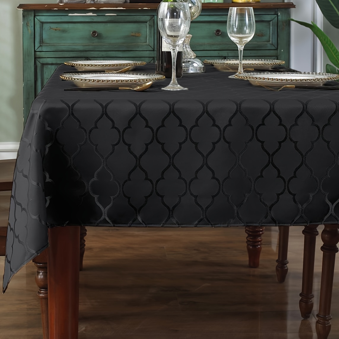 

A Piece Of Rectangular/circular Moroccan Tablecloth, Elastic Tablecloth, Tablecloth, Suitable For Daily Family Use, Restaurants, Banquets, , Parties