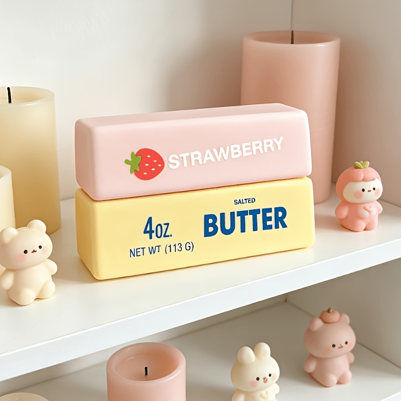 2pcs 3pcs slow rebound butter sticks fingertip squeeze toys cloud like soft sensory relaxation toys suitable for adults to fill easter and christmas stockings as small gifts random style random color