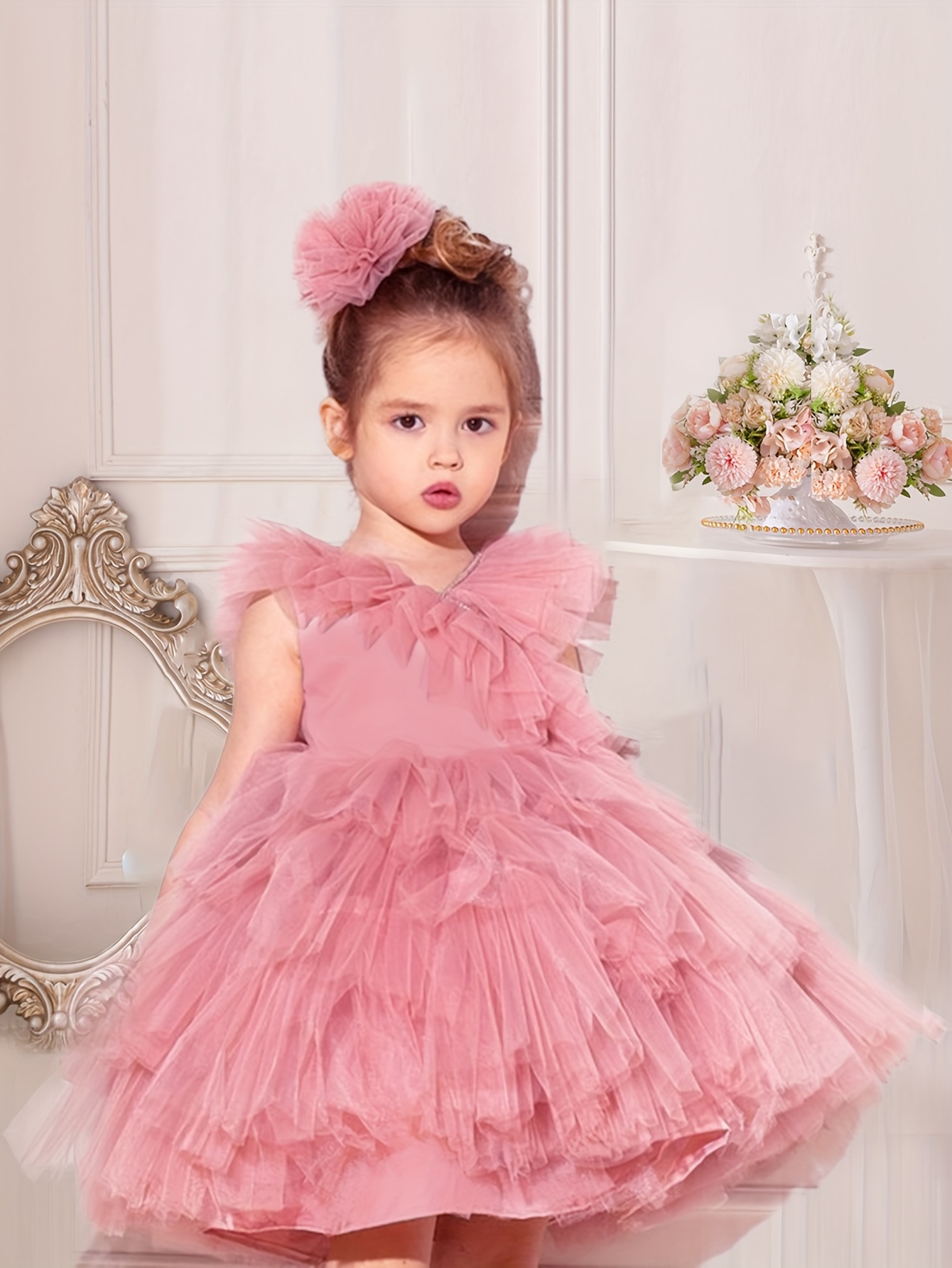pink dresses for women short Lucca One Shoulder Organza Bodycon Mini Dress