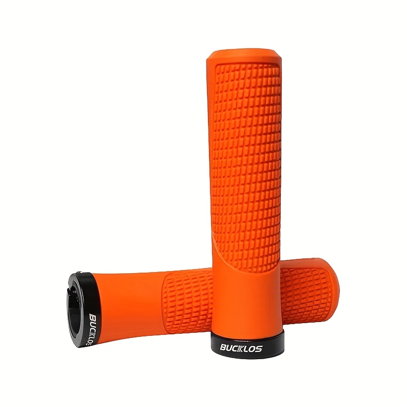 TEMU Manopole MTB BUCKLOS con Bloccaggio, Manopole per Bici per Monopattino Elettrico, Manopole Ammortizzanti per Bicicletta Pieghevole, Polsini MTB