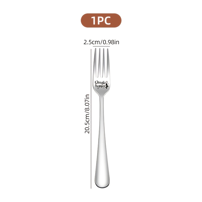 1pc Fun Carving Stainless Steel Fork, Interesting Gift Of Little Mermaid, Suitable For Husbands, Wives, , Girlfriends, Birthday, Valentine's Day, Christmas, Graduation Gifts