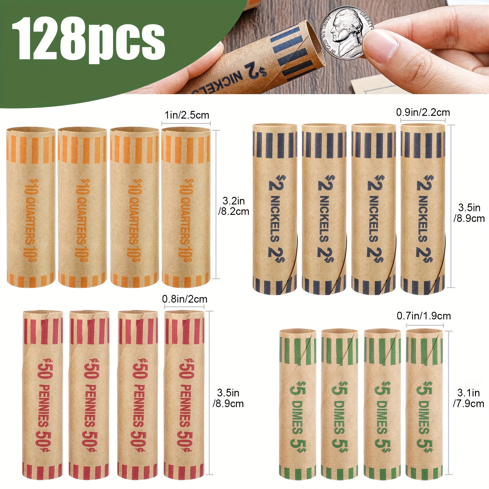 144 Piece Coin Wrapping Kit With Crimper ESSENTIAL 144 Pc Coin Wrapping ...