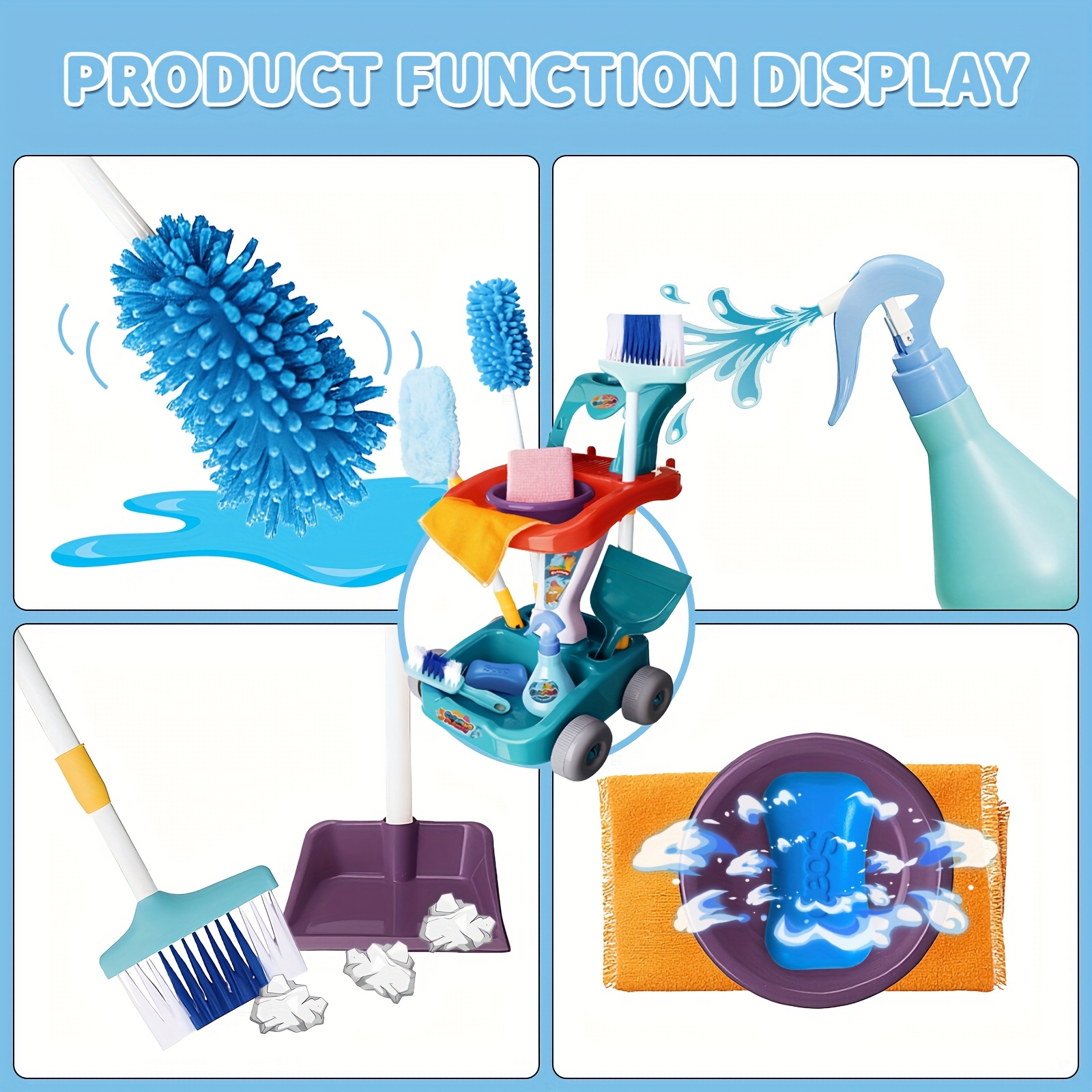 schoonmaak speelgoedset