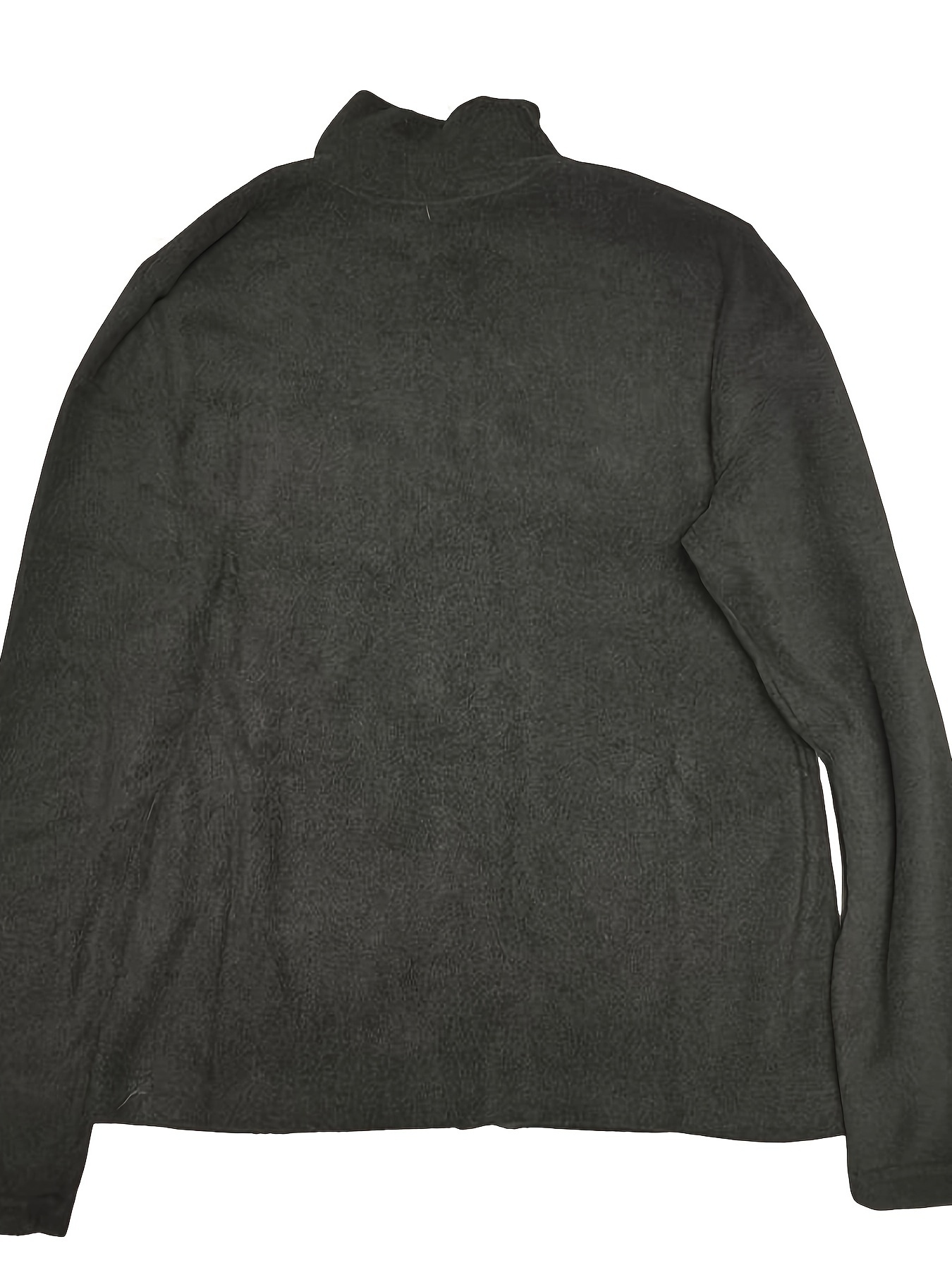 Polar Fleece Jacket In Plus Size - Black