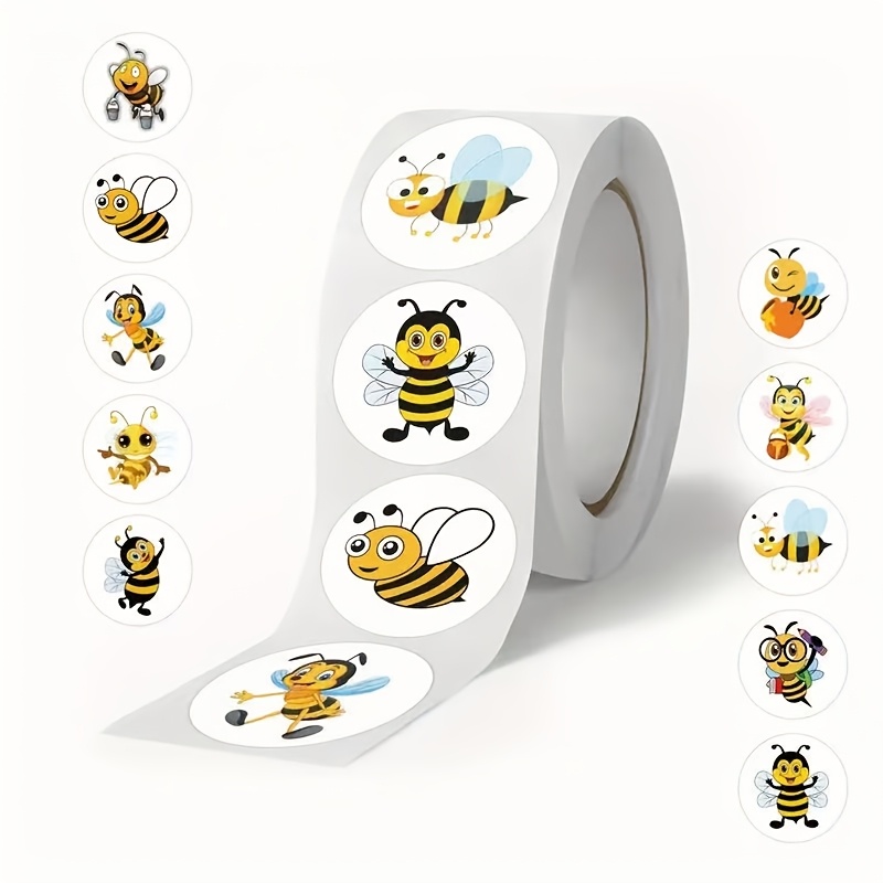 500pcs/roll Stickers Reward Colorful Stickers Creative Journal Tape