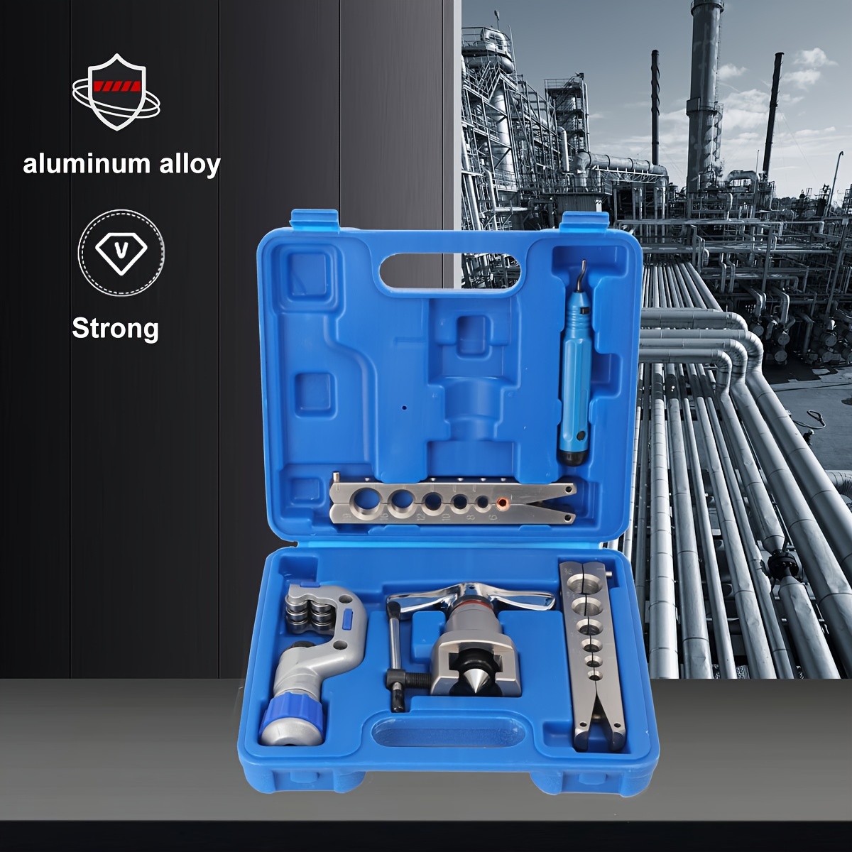 TEMU Set Of Tools For Tubes Measuring 1/4", 5/16", 3/8", 1/2", 5/8", And 3/4"
