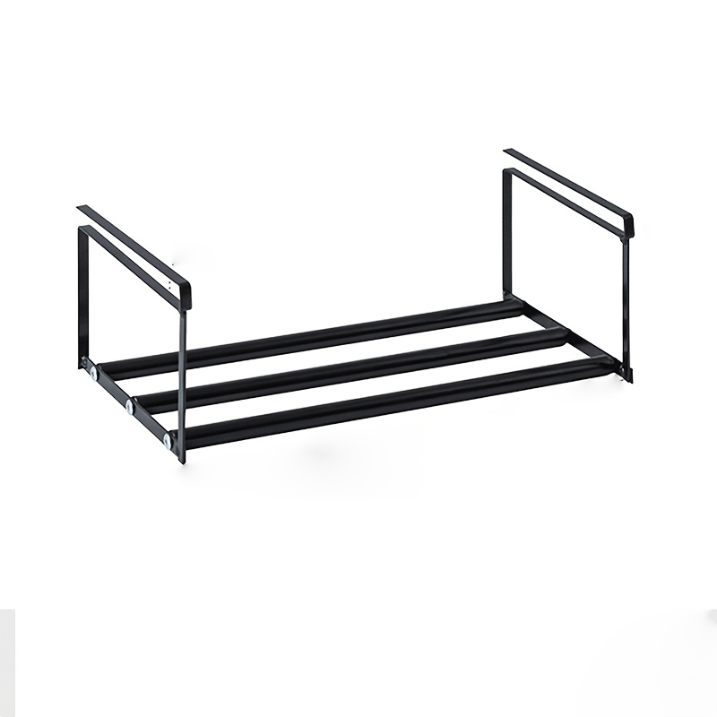 TEMU Practical Shoe Rack - Heavy Duty Expandable Space-saving Adjustable Storage Shelf, Modern For Under Bed Organization. Suitable For: