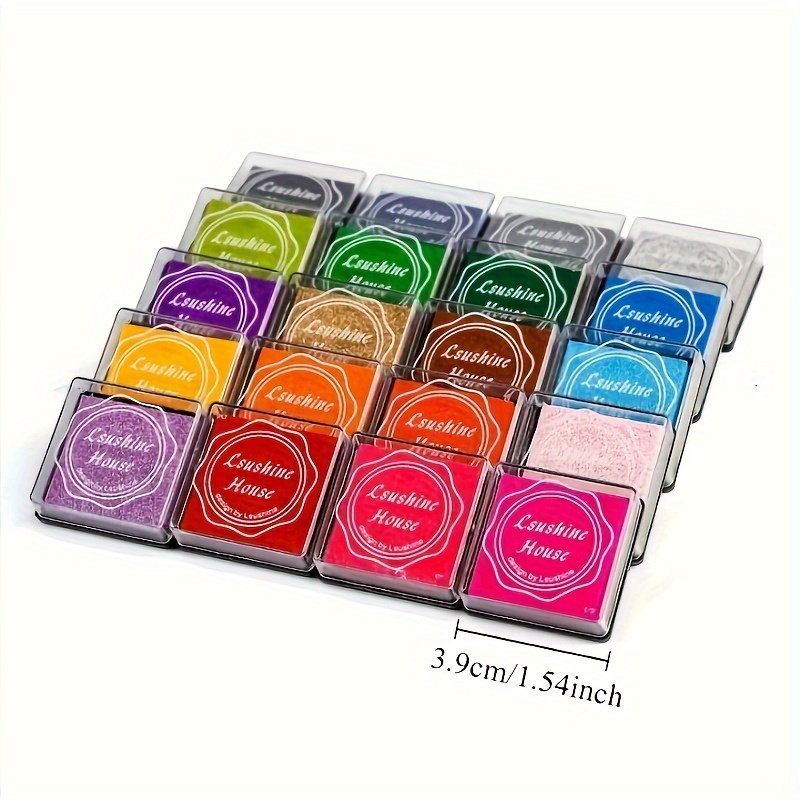 

20pcs. Craft Stamp Partner Diy Color, 20 Color Rainbow Finger (pack Of 20)