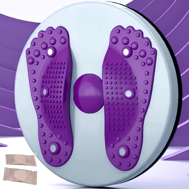 TEMU Waist Twisting Disc, Large Size, Foot Twisting Turntable, Home Fitness Equipment, Slimming Belly And Waist (with 2pcs Cleaning Towels)