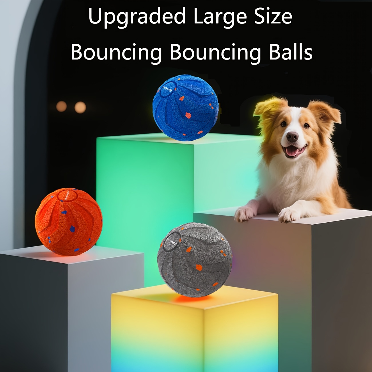 Quietschender Plüschball Für Hunde, 15,2 Cm – Mit Glocke & Riemen, Weich & Langlebig – Für Kleine Bis Große Hunde