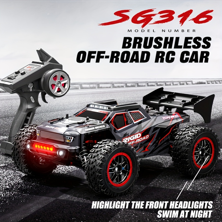 TEMU 2026 Upgraded 4wd High Speed Off Road Rc Car, 50mph All Truck, 2847 Brushless System, Triple Speed Switch, Drift And Stunt Ready, Heavy Duty