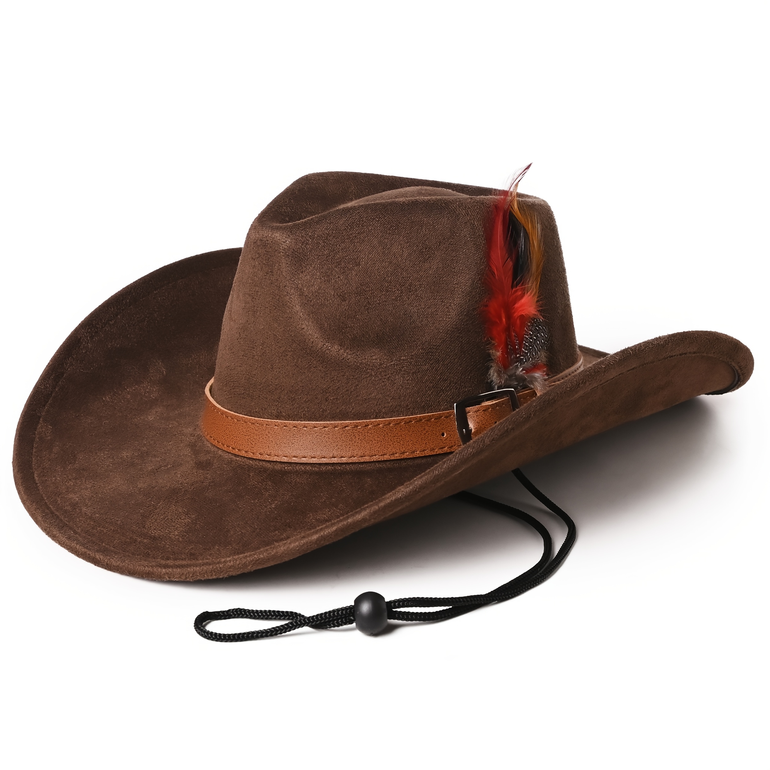 vintage feather embellished cowboy western - Temu display picture 2