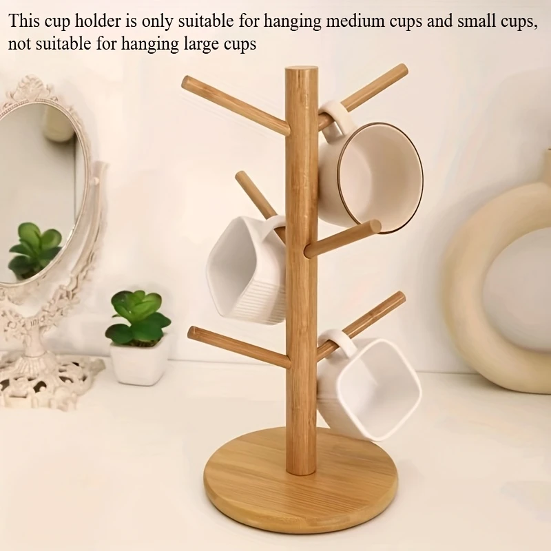set of 2 wooden cup holders for space utilization details 1