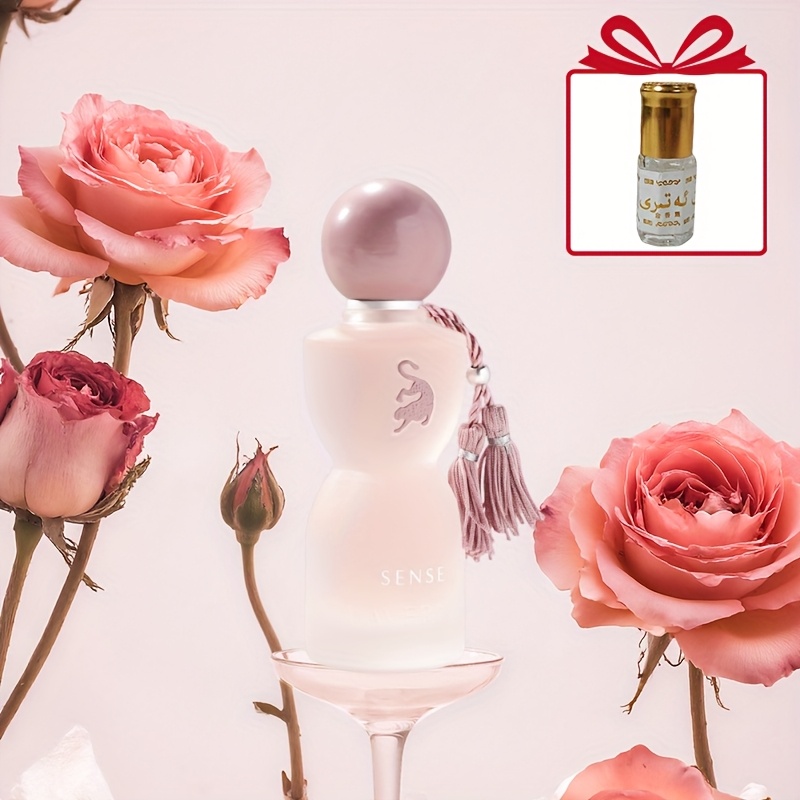 +, Rose Peach Musk Notes Perfume, Women's Perfume, Floral Perfume, Gift Box Packaging, Beautifully Designed, Long-lasting Fragrance, And Sweet, Release Of , , Suitable For Dating And Gift