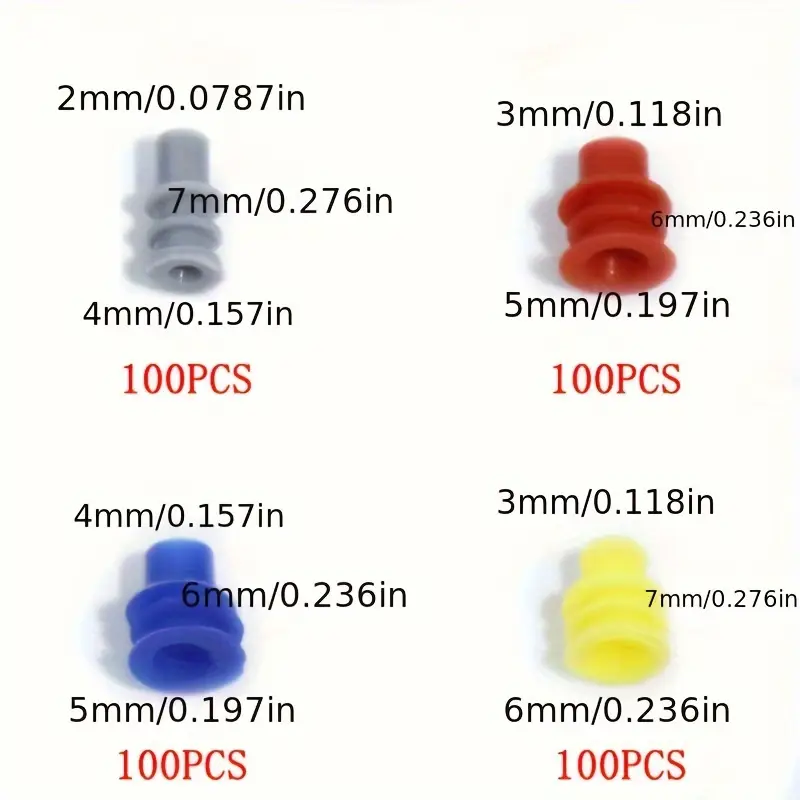 20x Wasserdichte 1-polige Steckverbinder IP65 – PA66, Kupfer, Silikon – Für Auto, Motorrad, Boot & Co 20x Wasserdichte 1-polige Steckverbinder IP65 – PA66, Kupfer, Silikon – Für Auto, Motorrad, Boot & Co