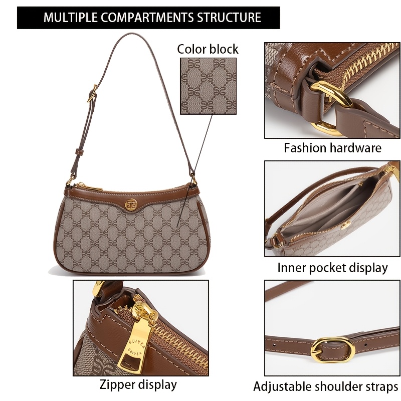 this underarm bag is   in     making it an ideal companion for daily styling and lightweight travel it features   space effortlessly elevating your outfits style and is a must have for light luxury
