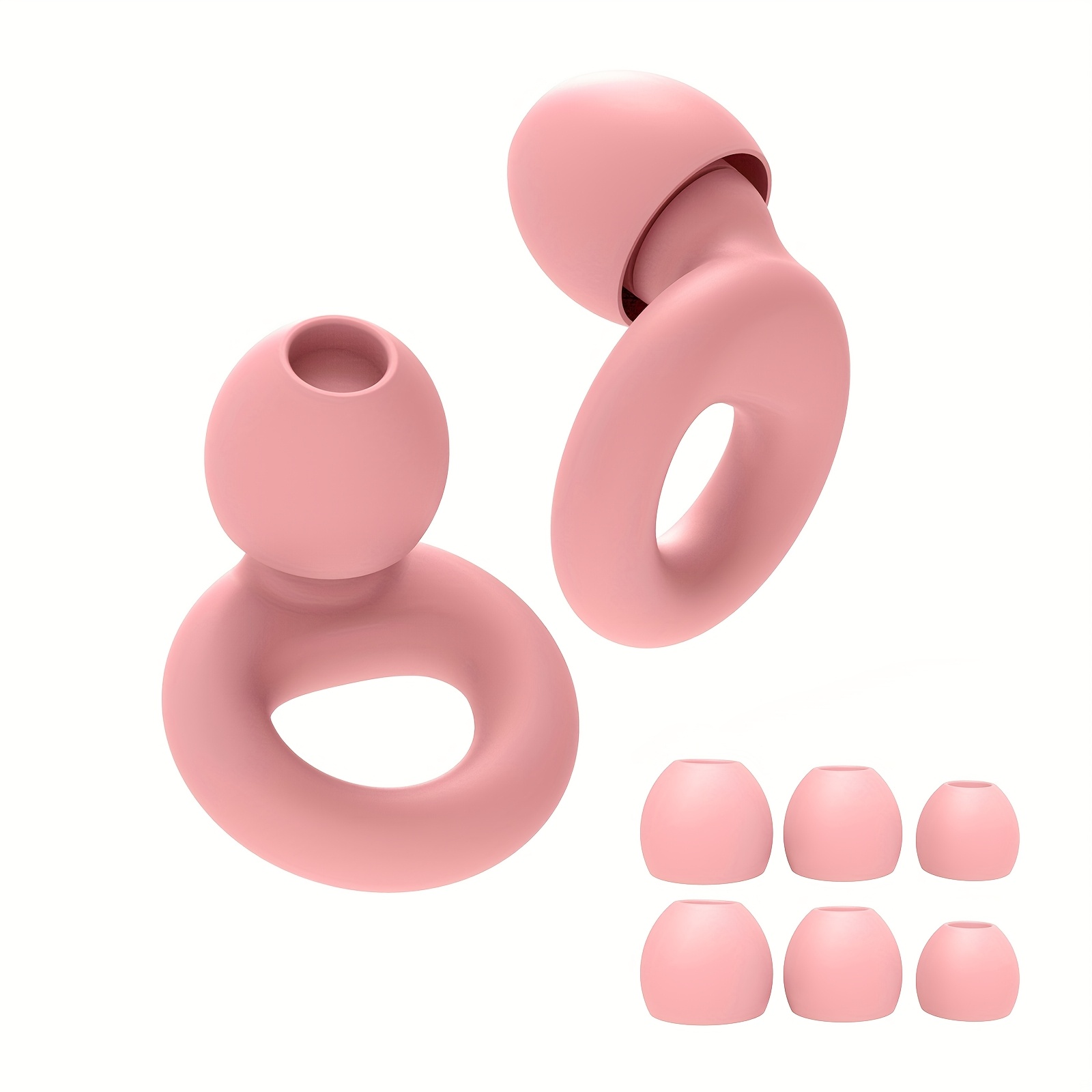   3sets silicone earplugs super soft reusable silicone for ear tips    