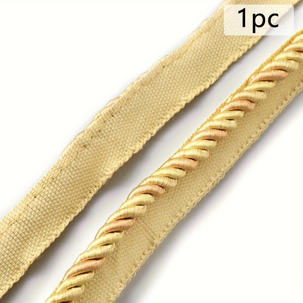 20 Yards Twisted Cord Trim Golden Decorative Rope Curtain - Temu