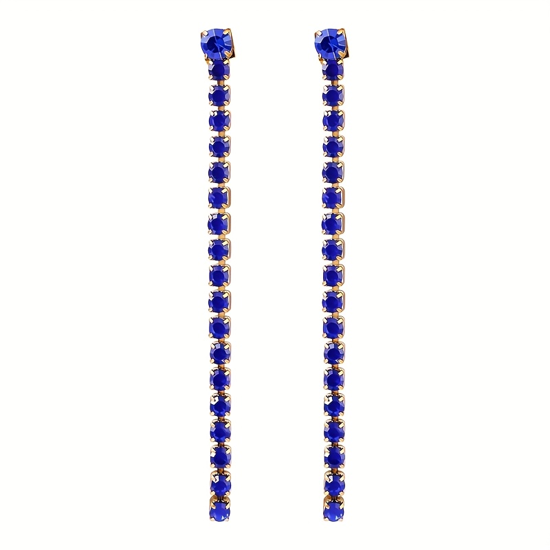 Women's Gorgeous Stainless Steel Colored Round Zirconia Earrings