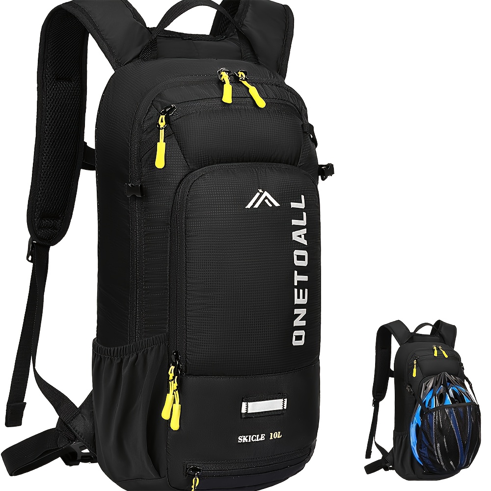 Image of Local Lion Cycling Backpack, 10l Small Bicycle Backpack, With Cover And Helmet Mesh, Unisex For Ski Backpack, Lightweight Hiking Backpack, Suitable For Skiing, Cycling, Hiking, Local Warehouse