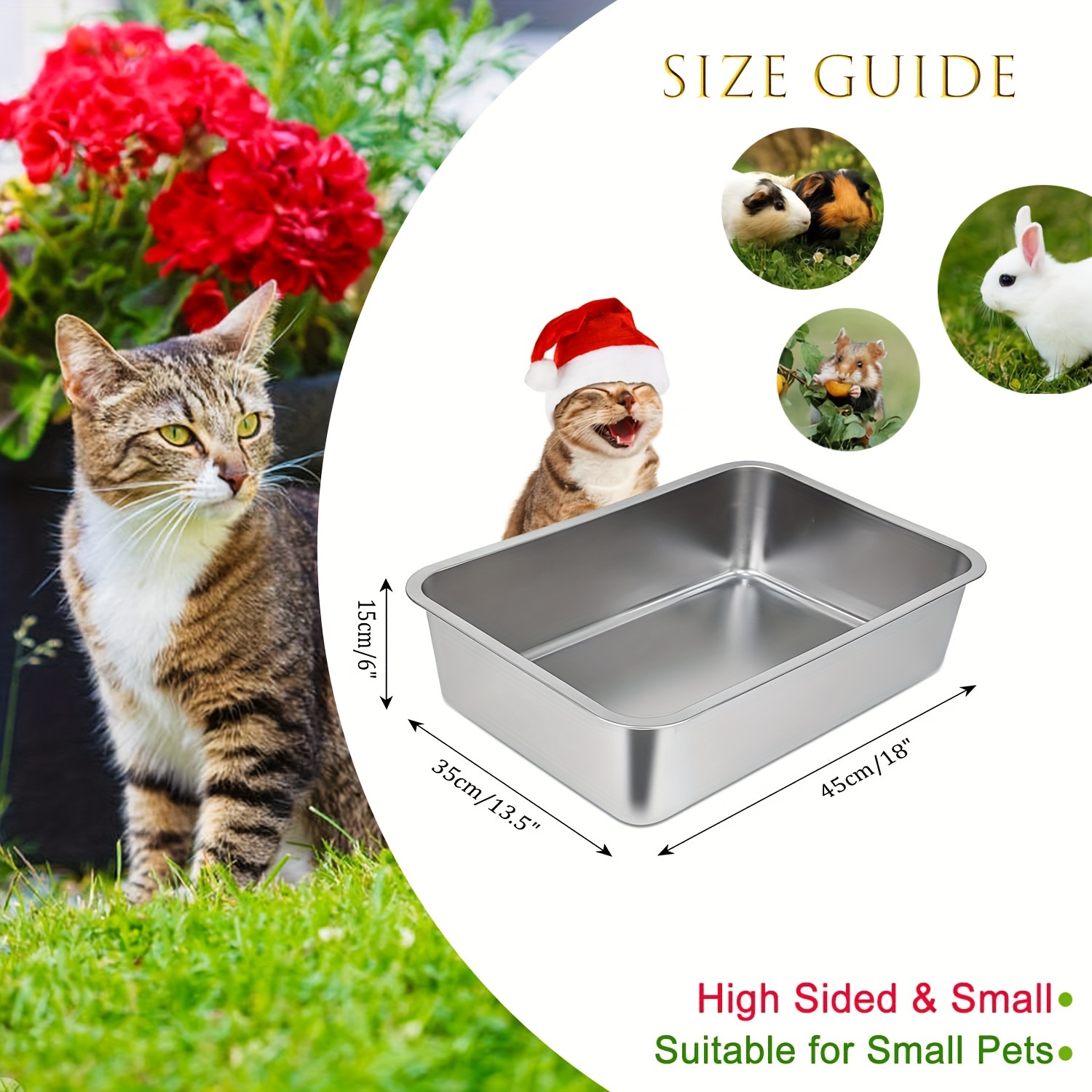 Metal litter hot sale box