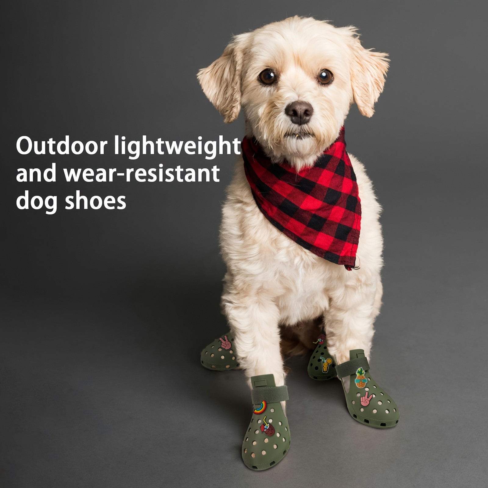 Dog Clothes Dog Silicone Shoes Indoor Anti-dirt Dog Shoes Dog