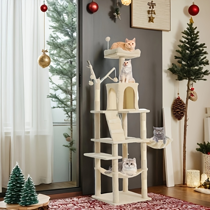 Cat tower christmas tree best sale