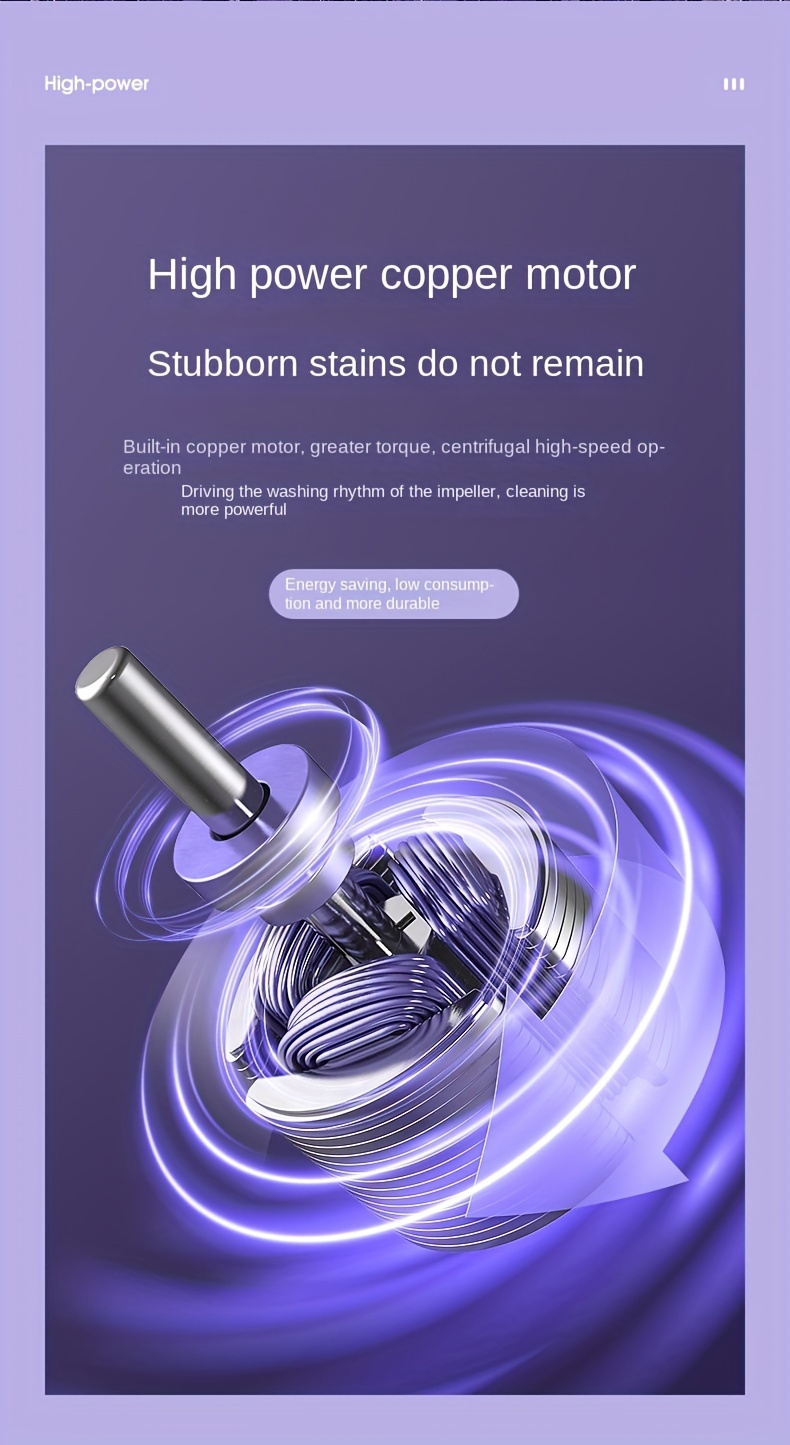 portable foldable mini washing machine 8l high capacity with 3 deep cleaning half automatic washt dry for rv travel camping details 7