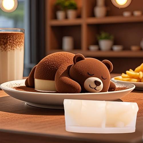 1pc cute silicone mold for pudding ice cream diy ice cubes and cakes cake mold design durable silicone