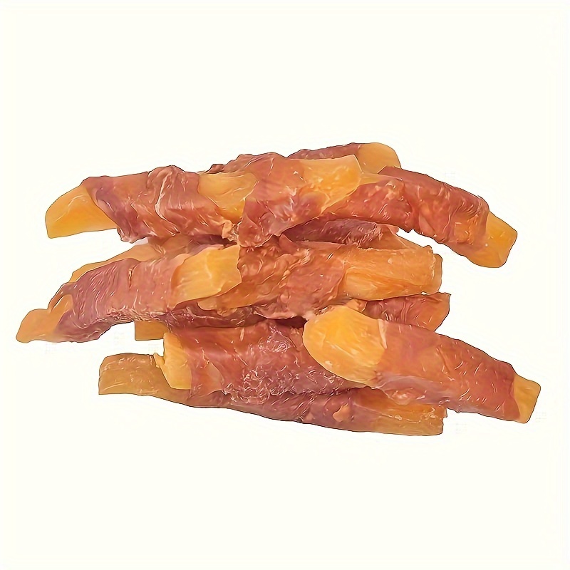 TEMU 200g/400g 7.05oz/14.1ozdog Sweet Potato Chicken & Chew Treats, Dog Snacks For Small, Medium, Large Dog, Made With Chicken, Potato - Healthy, ,