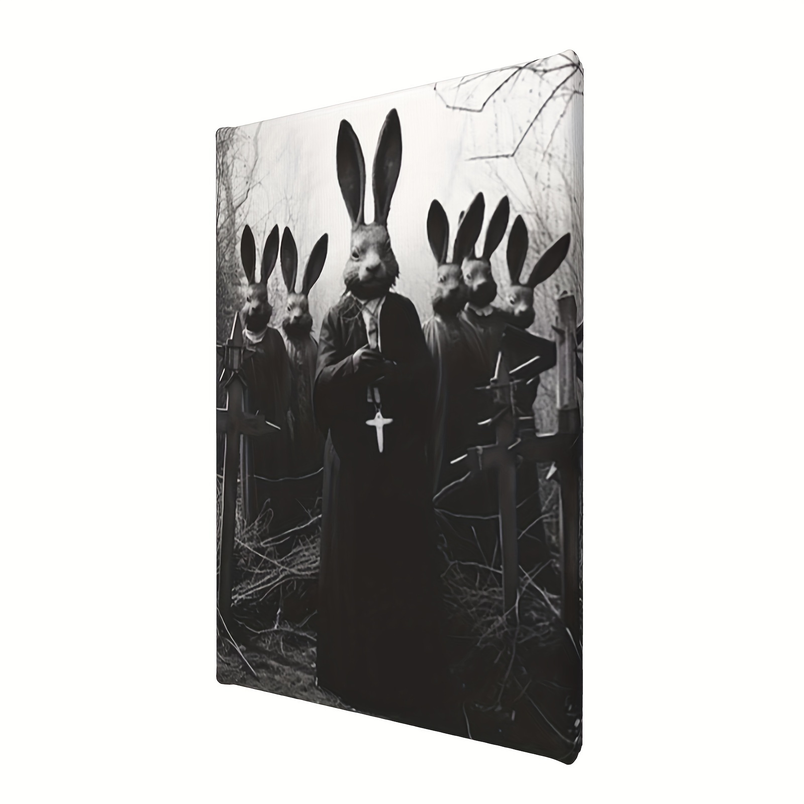 1pc Framed Canvas The Cult Rabbit Priest Of The Woods, Vintage ...