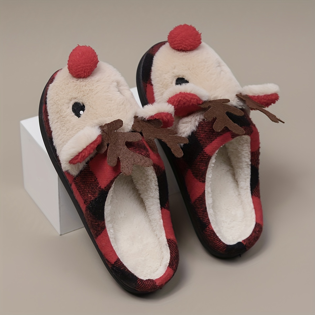 

Christmas Slippers For - , , Fleece , For