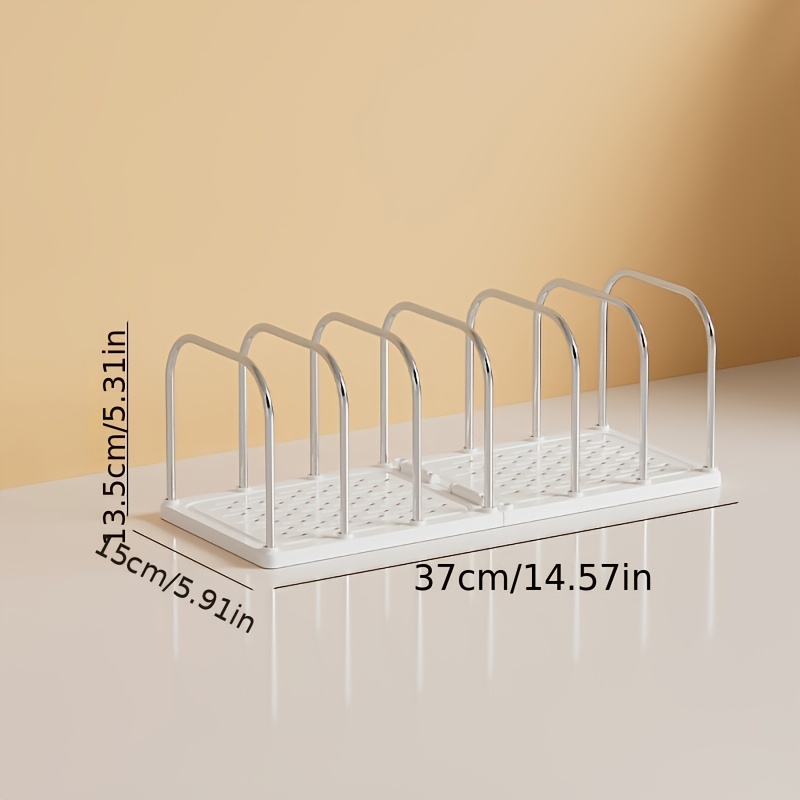 TEMU Zxf Desk Drawer Organizer File Rack, Desktop Bookshelf | Non-slip Base, Vertical Small Bookshelf With Adjustable Dividers | Modern Minimalist