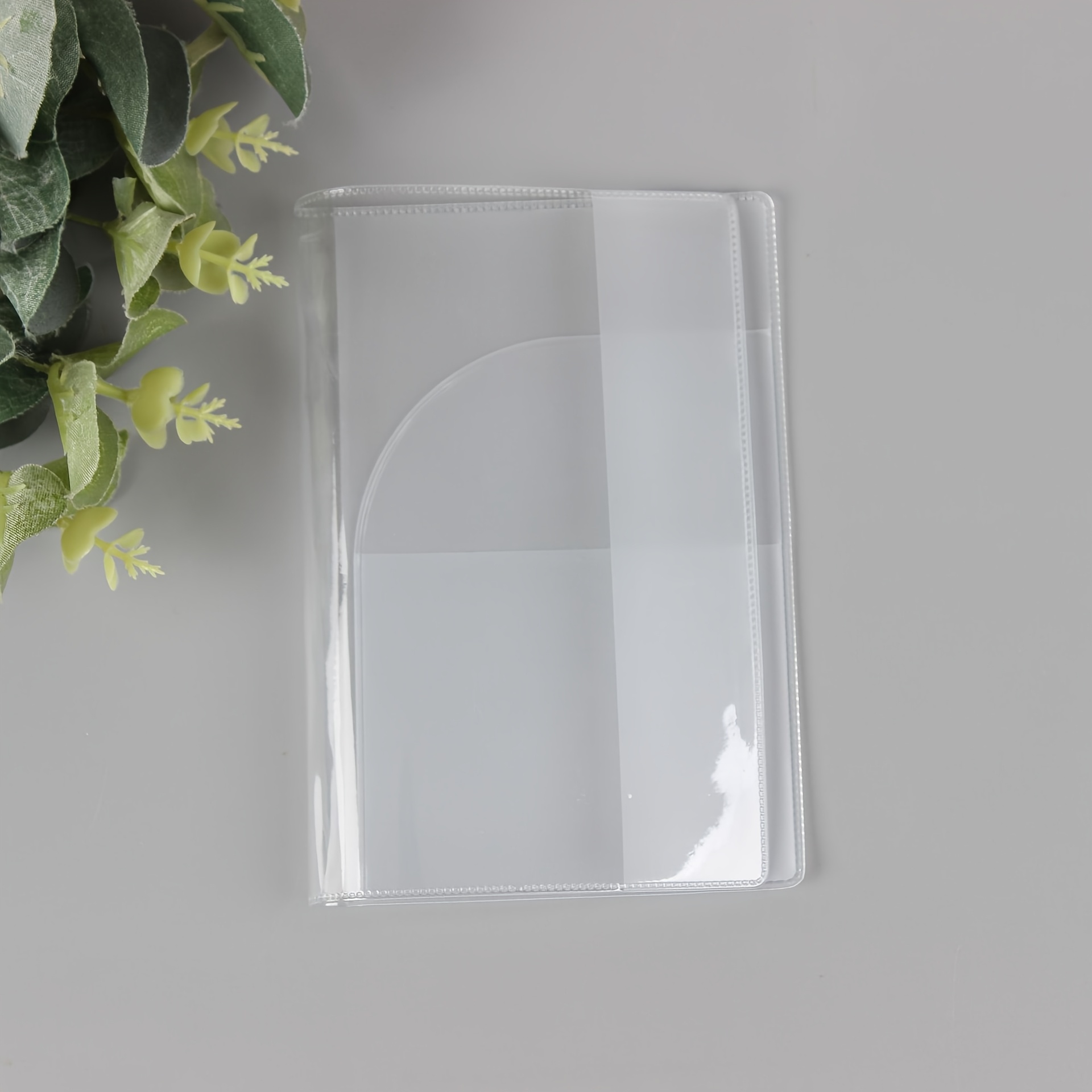 Travel Waterproof Passport Cover, Transparent PVC ID Card Document Clip